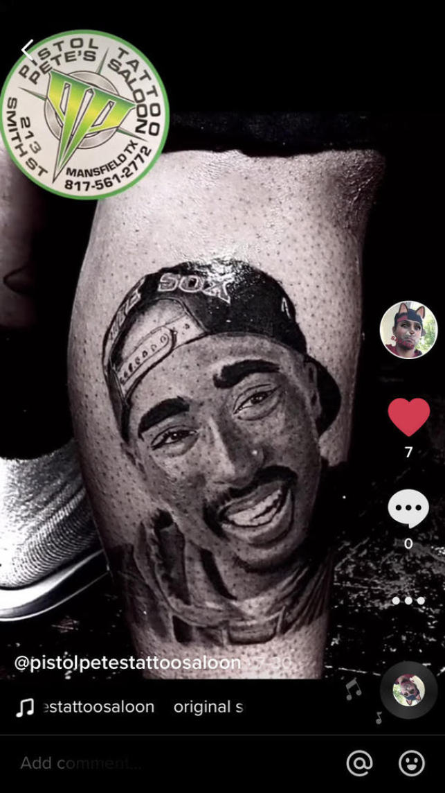 Tupac tattoo Portrait tattoo  By Best Tattoo Artist Pete Salais Pistol Pete makaveli,Best Tattoo Artist Dallas,Best Tattoo Artist Texas