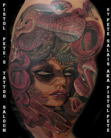 Custom tattoo by The Emperor of Cover-Ups, Arlington TX