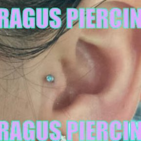 Tragus Piercing by The Emperor of Cover-Ups, Arlington TX